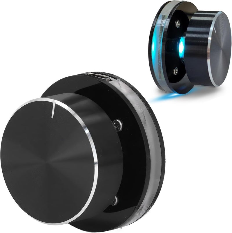 Wisoqu USB Volume Control, Volume Knob Lossless Audio Computer with USB Cable, Computer Sound Controller with RGB Light, Mute Volume Control for XP, , Vista, Win 7, 8, 10, Android - Image 1